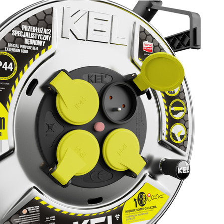 KEL Przedłużacz bębnowy, specjalistyczny, Heavy Duty 3X2,5/H05RR-F 30 m