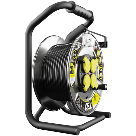 KEL Przedłużacz bębnowy, specjalistyczny, Heavy Duty 3X2,5/H05RR-F 30 m