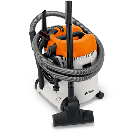 Odkurzacz przemysłowy SE 62 E STIHL do pracy na sucho i mokro z automatycznym włącznikiem