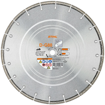 Tarcza diamentowa, D-G80 Ø 350mm/14" STIHL