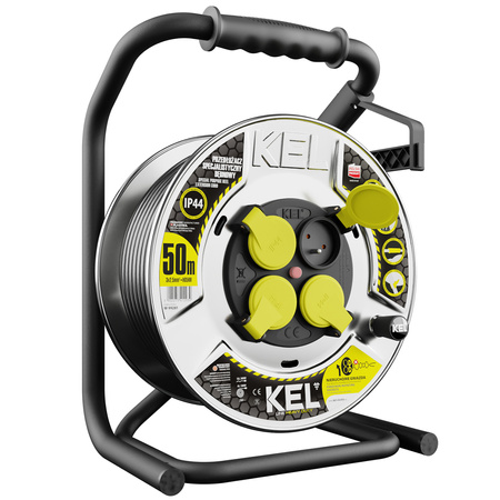 KEL Przedłużacz bębnowy, specjalistyczny, Heavy Duty 3X2,5/H05RR-F 50 m