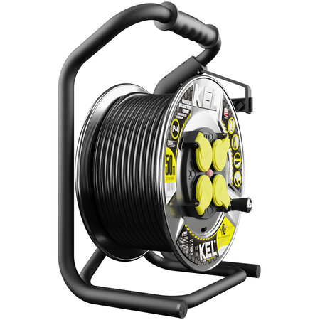 KEL Przedłużacz bębnowy, specjalistyczny, Heavy Duty 3X2,5/H05RR-F 50 m