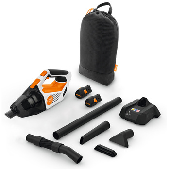 Odkurzacz akumulatorowy SEA 20, zestaw z 2 akumulatorami AS 2 i ładowarką AL 1 STIHL